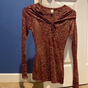 Sheer Hoodie. Size small